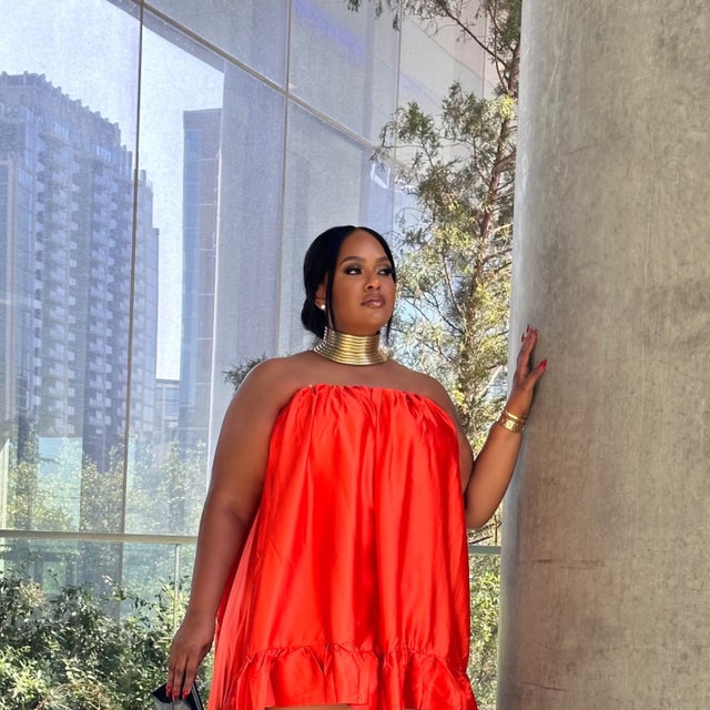 The Proud Dress in Orange